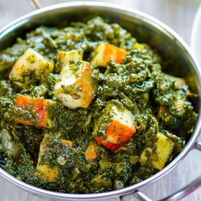 Saag Paneer.