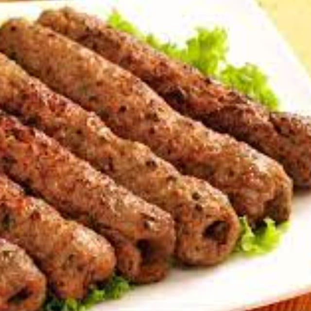 Spicy Seekh Kabab.