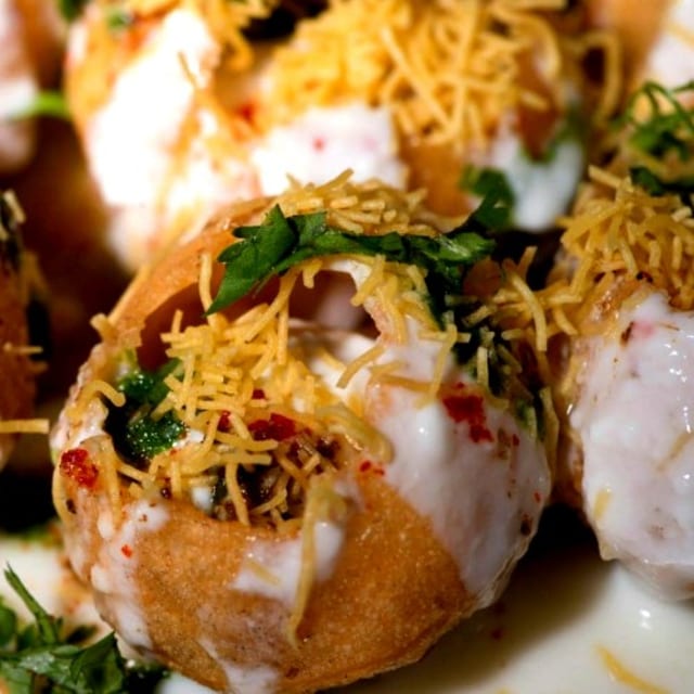 Dahi Batata Sev Puri.