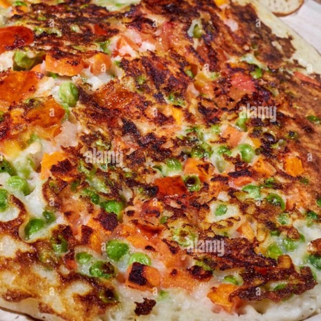 Onion Chili Uthappam.