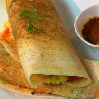 Onion Chili Masala Dosa