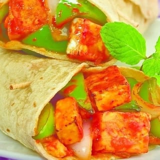 Chili Paneer Wrap